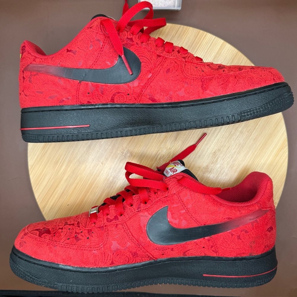 Nike Air Force 1 Low “ Red Paisley” Men’s Sz 11 - Picture 9 of 10